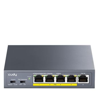 Cudy 4 Port Gigabit PoE 1x PoE Input 60W Switch POE40