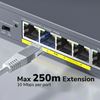 Cudy 4 Port Gigabit PoE 1x PoE Input 60W Switch POE40