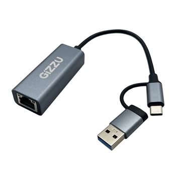 Gizzu High Speed Type-C/A to Gigabit Adapter Poly GAPCGB