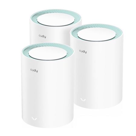 Cudy AC1200 Wi-Fi Mesh Kit 3 Pack With Gigabit M1300 3PACK