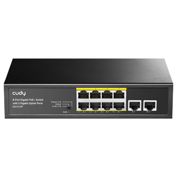 Cudy 8-Port Gigabit PoE+ Unmanaged Switch GS1010PE