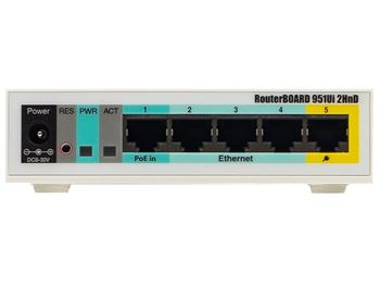 MikroTik 2.4GHz 2.5dBi 5 Port Ethernet WiFi Router RB951Ui-2HnD
