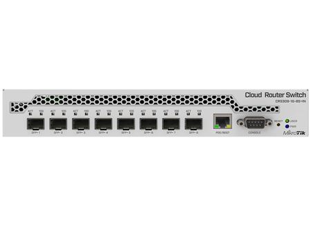 MikroTik Cloud Router Switch 8 Port SFP+ with PoE Input CRS309-1G-8S+IN
