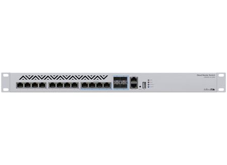 MikroTik Cloud Router Switch 8 Port 10Gbps 4SFP+/10Gbps Ports CRS312-4C+8XG-RM