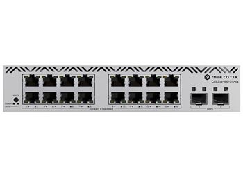 MikroTik SWoS Cloud Smart Switch 16 Port Gigabit 2 SFP+ CSS318-16G-2S+IN