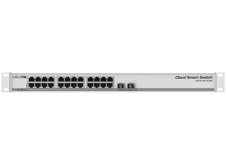 MikroTik SwOS Cloud Smart Switch 24 Port Gigabit 2SFP+ CSS326-24G-2S+RM