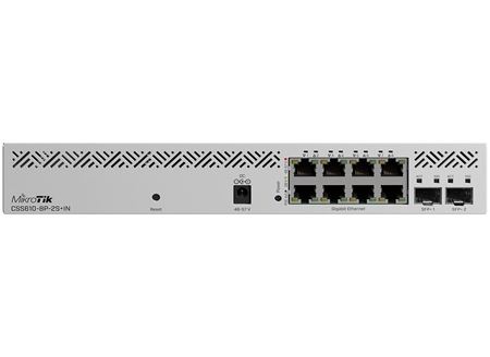 MikroTik SwOS Lite Cloud Smart Switch 8 Port PoE 2 SFP+ CSS610-8P-2S+IN