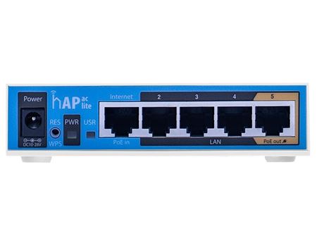MikroTik hAP ac Lite 5 Port Ethernet 750Mbps WiFi 5 Router RB952Ui-5ac2nD