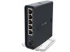 MikroTik hAP ac Lite Tower 5 Port Ethernet 750Mbps WiFi 5 Router RB952Ui-5ac2nD-TC