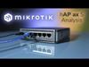 MikroTik hAP ax S 5 Port Gigabit 2.5G SFP 2400Mbps WiFi 6 Router E62iUGS-2axD5axT