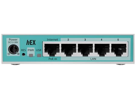 MikroTik hEX 5 Port Gigabit Desktop Router E50UG