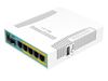 MikroTik hEX PoE 5 Port Gigabit 1SFP PoE Out Desktop Router RB960PGS