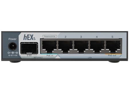 MikroTik hEX S 5 Port Gigabit 1x 2.5G SFP Desktop Router E60iUGS