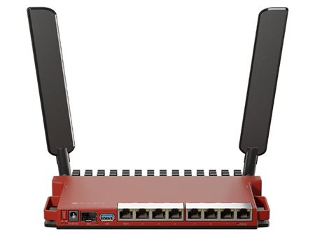 MikroTik 8 Gigabit 1x2.5Gbps SFP Dual Core WiFi 6 Router L009UiGS-2HaxD-IN