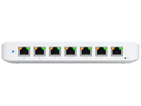 Ubiquiti UniFi Switch Ultra 8 Port Gigabit 1PoE Input 7 PoE Out 52W USW-Ultra-60W