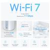 TP-Link Deco BE85 (1-Pack) BE19000 Tri-Band Whole Home Mesh Wi-Fi 7 System