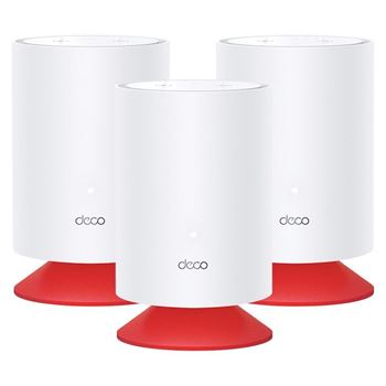 TP-Link Deco VOICEX20 (3-Pack) AX1800 Whole Home Mesh Wi-Fi 6 System with Smart Speaker