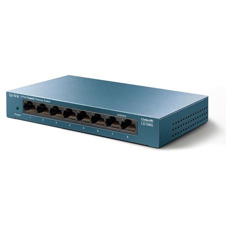 TP-Link LS108G LiteWave 8-Port Gigabit Desktop Switch
