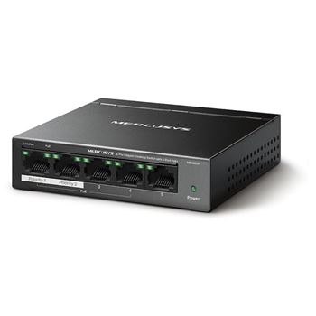 Mercusys MS105GP 5-Port Gigabit Desktop Switch with 4-Port PoE+