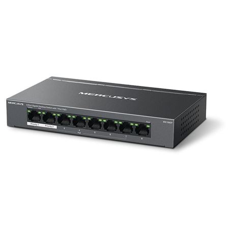 Mercusys MS108GP 8-Port Gigabit Desktop Switch with 7-Port PoE+