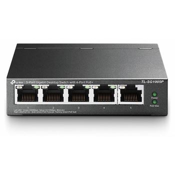 TP-Link TL-SG1005P 5-Port Gigabit Desktop Switch with 4-Port PoE+