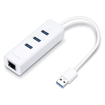 TP-Link UE330 USB 3.0 to Gigabit Ethernet Network Adapter with 3-Port USB 3.0 Hub