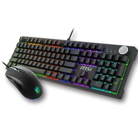 MSI Forge GK320 Gaming Keyboard and Mouse Combo Red Switches US Layout