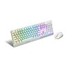 MSI Vigor GK30 Gaming Keyboard and Mouse Combo White US Layout