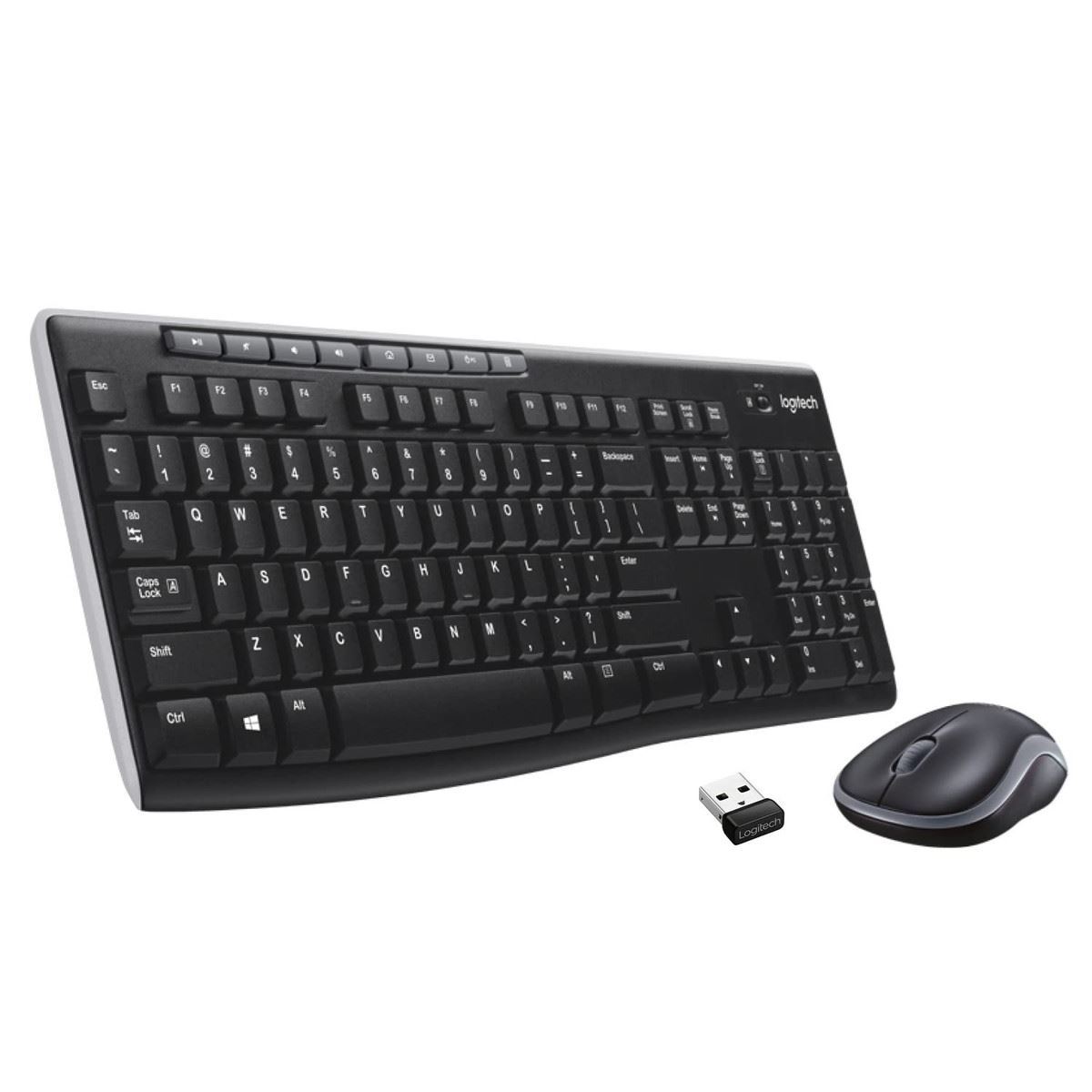 Logitech MK270 Wireless Keyboard And Mouse Combo Black | Web Direct