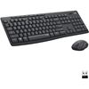 Logitech MK295 Wireless Silent Keyboard And Mouse Combo Black