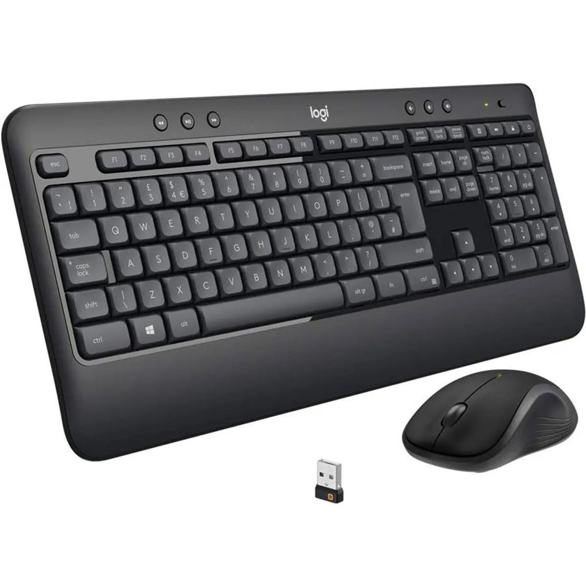 Logitech MK540 Advanced Wireless Keyboard And Mouse Combo Black | Web ...