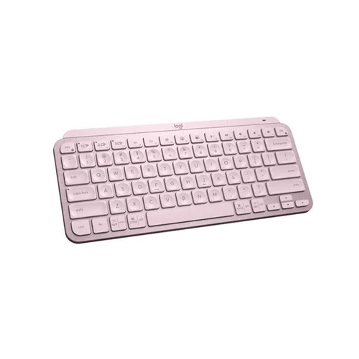 Logitech MX Keys Mini Wireless Keyboard - Rose | Web Direct