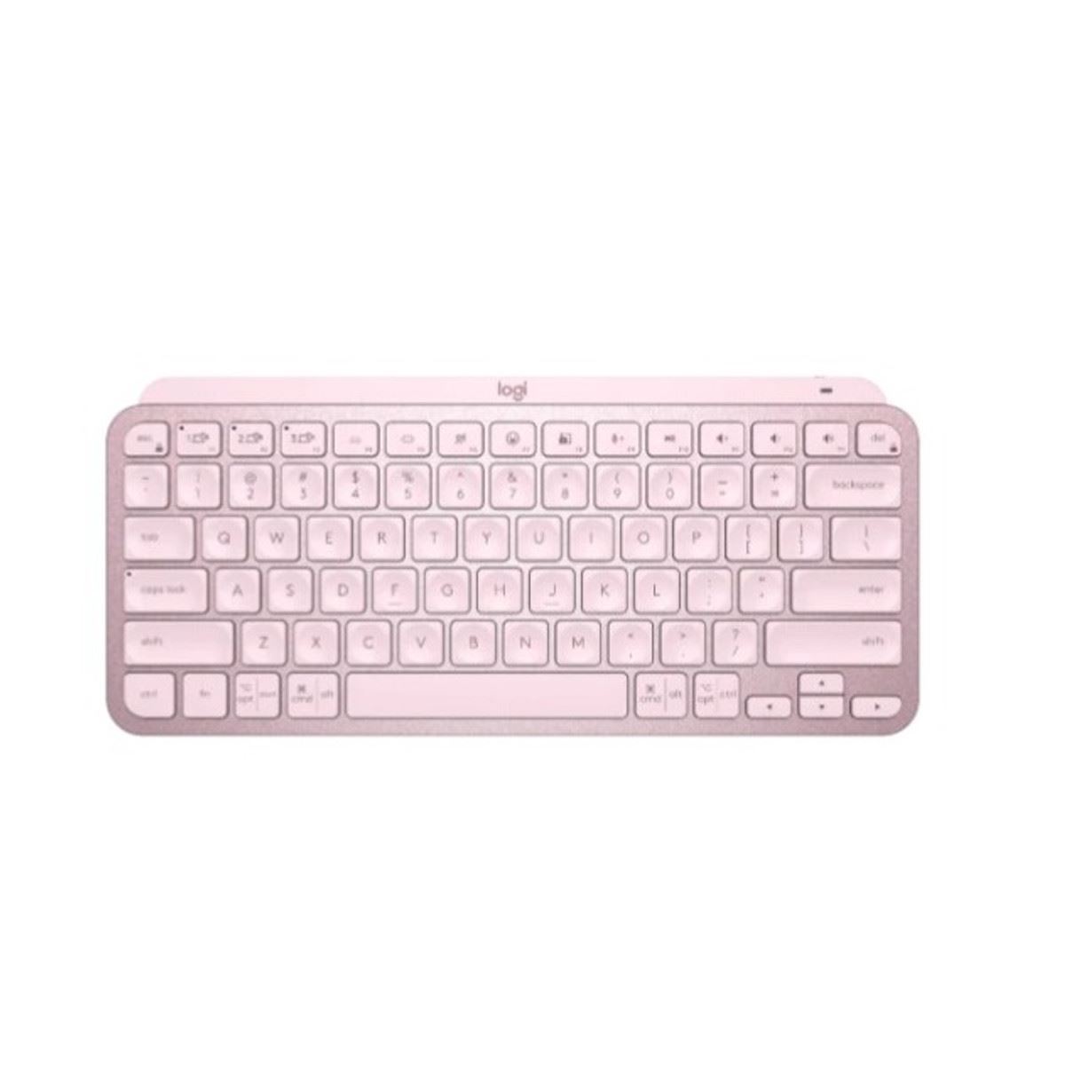 Logitech MX Keys Mini Wireless Keyboard - Rose | Web Direct