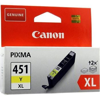 Picture of Canon Ink Cartridge CLI-451 H/yield Yellow
