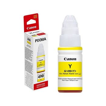Picture of Canon Ink Bottle GI-490 Yellow