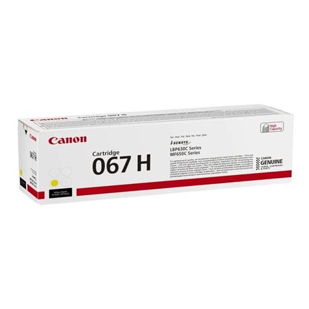 Picture of Canon Toner Cartridge 067H High Yield Yellow