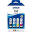Picture of Epson 103 EcoTank Ink Bottle Multipack 4 x 65ml (BK/C/M/Y)