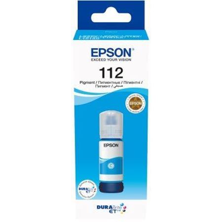 Picture of Epson 112 EcoTank Cyan Ink Bottle 70ml, 6,000 pages