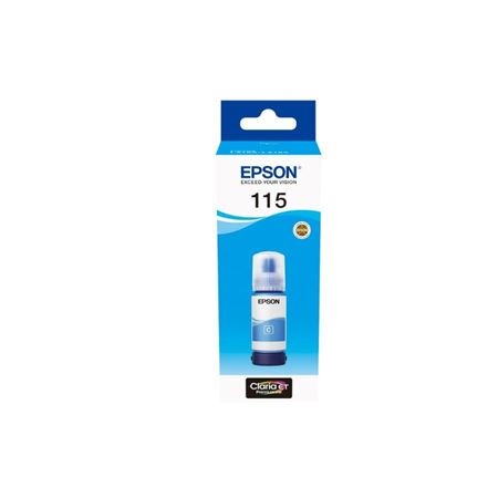 Picture of Epson 115 EcoTank Cyan Ink Bottle 70ml