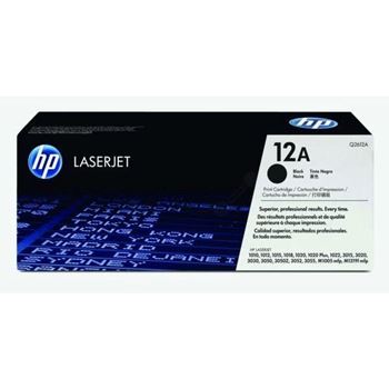 Picture of HP 12A Black Original LaserJet Toner Cartridge 2,000 pages