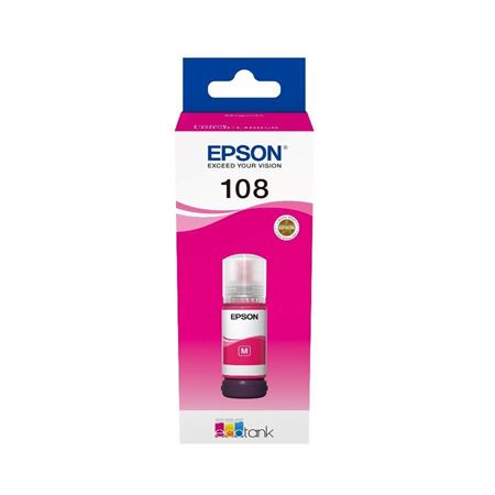 Picture of Epson 108 EcoTank Magenta Ink Bottle 70ml