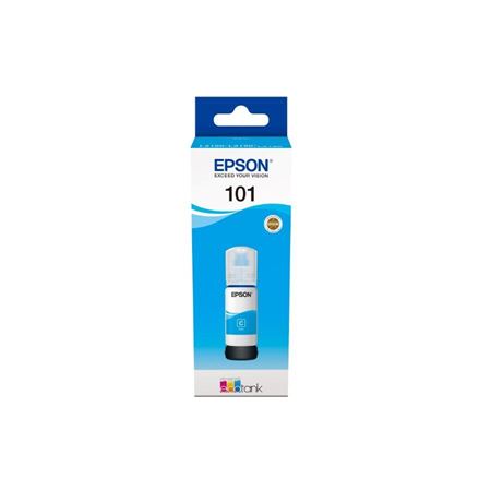 Picture of Epson 101 EcoTank Cyan Ink Bottle 70ml, 5,200 pages