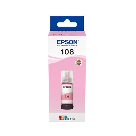 Picture of Epson 108 EcoTank Light Magenta Ink Bottle 70ml
