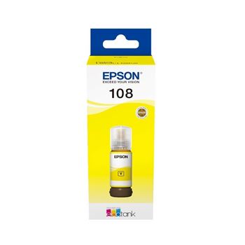 Picture of Epson 108 EcoTank Yellow Ink Bottle 70ml