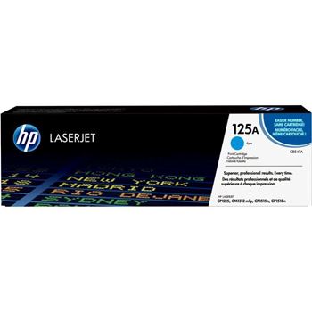Picture of HP 125A Cyan Original LaserJet Toner Cartridge 1,400 pages