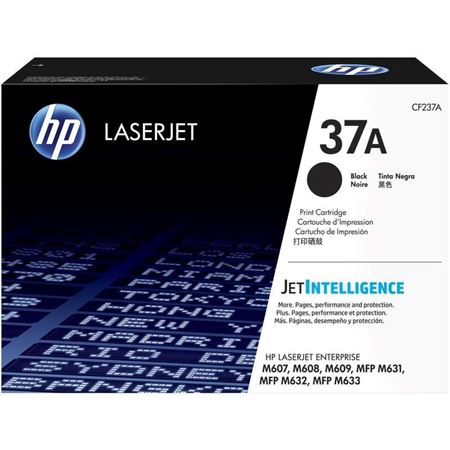 Picture of HP 37A Black Original LaserJet Toner Cartridge 11,000 pages