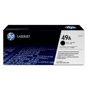 Picture of HP 49A Black Original LaserJet Toner Cartridge 2,500 pages