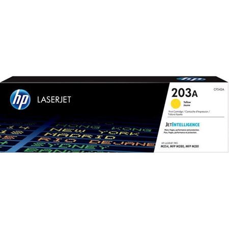 Picture of HP 203A Yellow Original LaserJet Toner Cartridge 1,300 pages