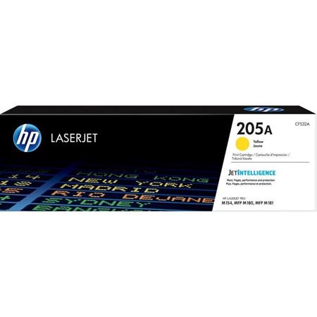 Picture of HP 205A Yellow Original LaserJet Toner Cartridge 900 pages