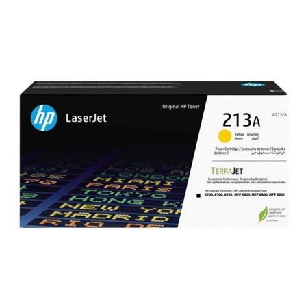 Picture of HP 213A Yellow Original LaserJet Toner Cartridge ~3,000 pages